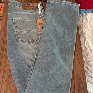 Cody James Men’s stackable Straight Light Blue Denim Jeans